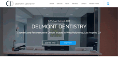 Desktop Screenshot of delmontdentistry.com