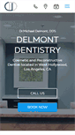 Mobile Screenshot of delmontdentistry.com