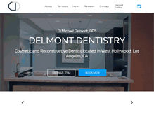 Tablet Screenshot of delmontdentistry.com